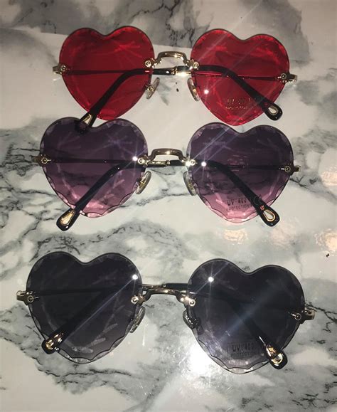 cartier glasses heart shaped.